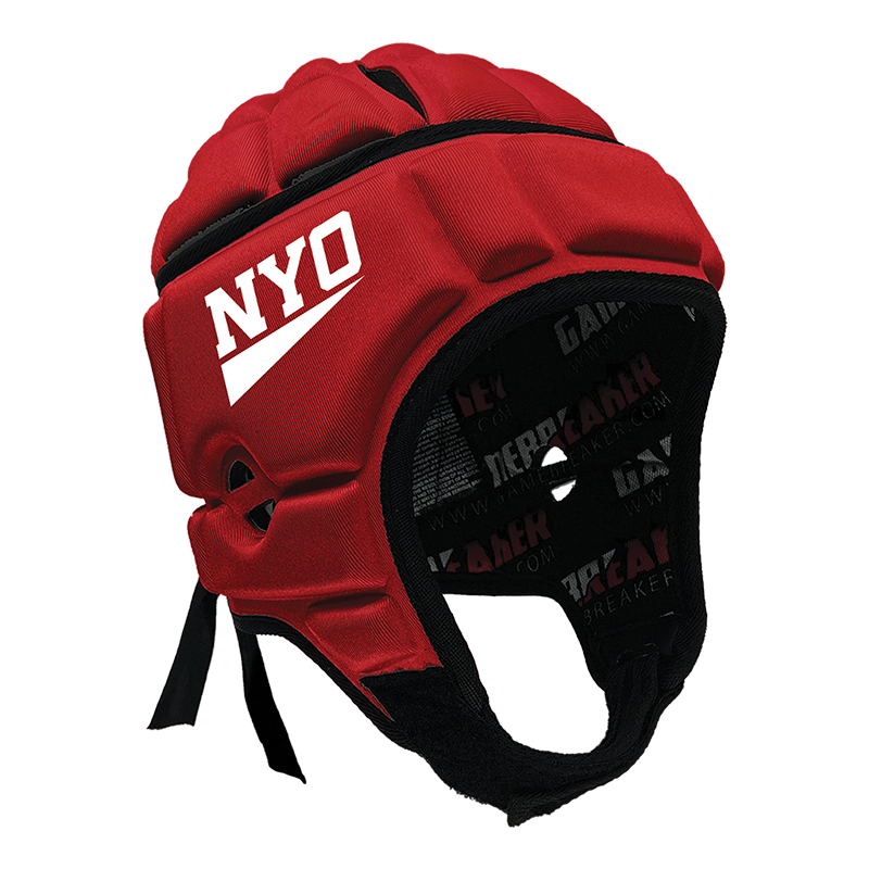 NYO Flag Football :: GameBreaker or GameBreaker-Pro Headgear with Free Custom Cinch Pack and Lip Protector Mouthguard