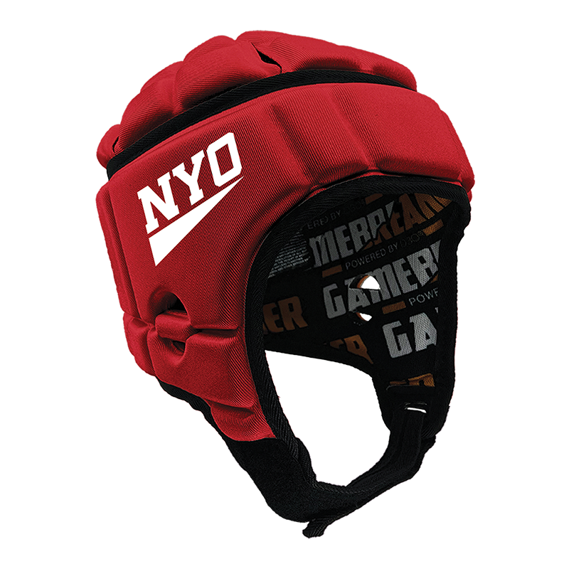 NYO Flag Football :: GameBreaker or GameBreaker-Pro Headgear with Free Custom Cinch Pack and Lip Protector Mouthguard