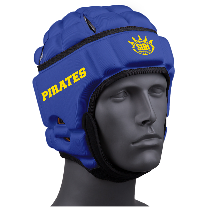 SUNYFL PIRATES :: GameBreaker or GameBreaker-Pro Headgear with Free Cinch Pack and Lip Protector Mouthguard