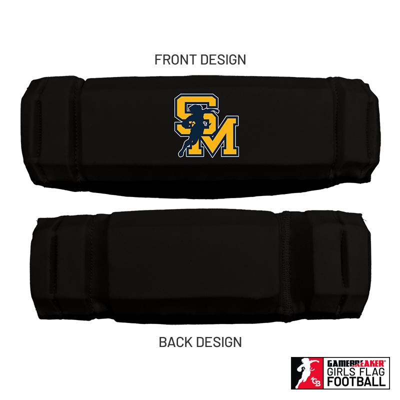 Santa Monica High School Flag Football :: AURA GIRLS FLAG FOOTBALL HEADBAND WITH FREE CINCH PACK AND LIP PROTECTOR MOUTH PIECE