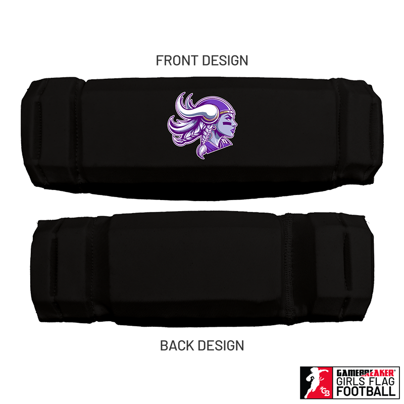 Valencia High School Girls Flag Football :: AURA Headband with Free Cinch Pack and Gamebreaker Lip Protector Mouthpiece