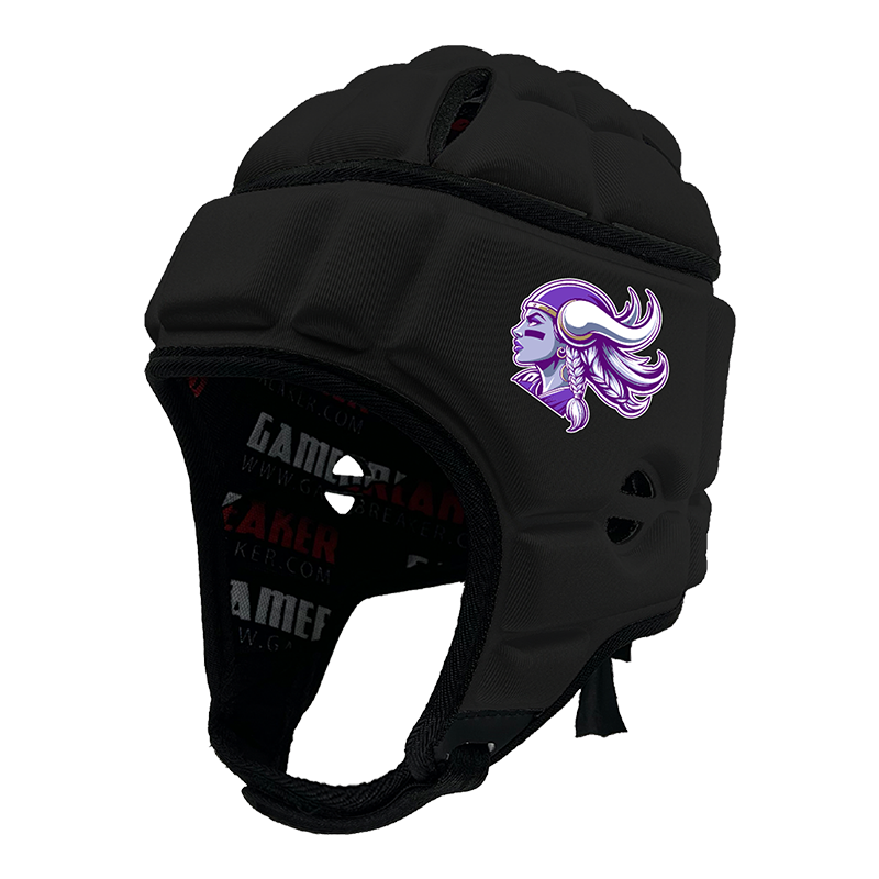 Valencia High School Girls Flag Football :: GameBreaker Headgear with Free Cinch Pack and Gamebreaker Lip Protector Mouthpiece