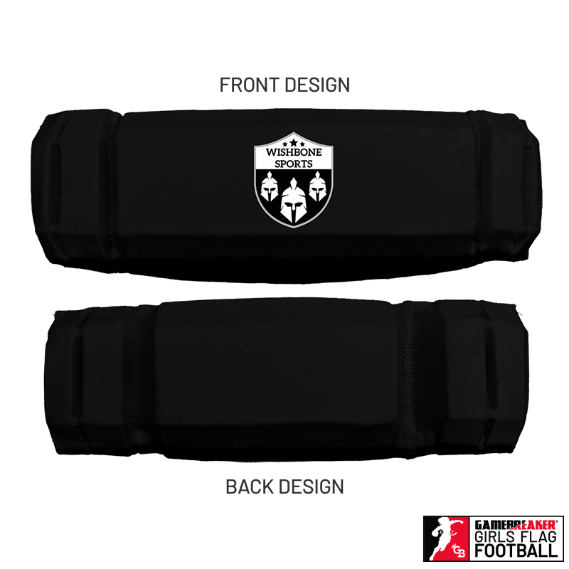 Wishbone Sports Girls Flag Football :: AURA Headband with Free Cinch Pack and Lip Protector Mouthguard