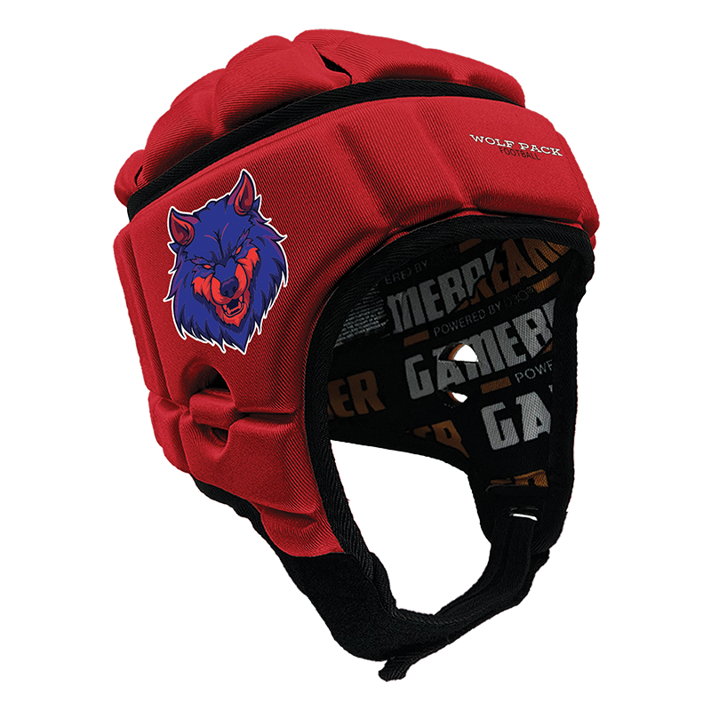 Wolfpack Football :: GameBreaker or GameBreaker-Pro Headgear With Free Cinch Pack And Gamebreaker Lip Protector Mouth Guard