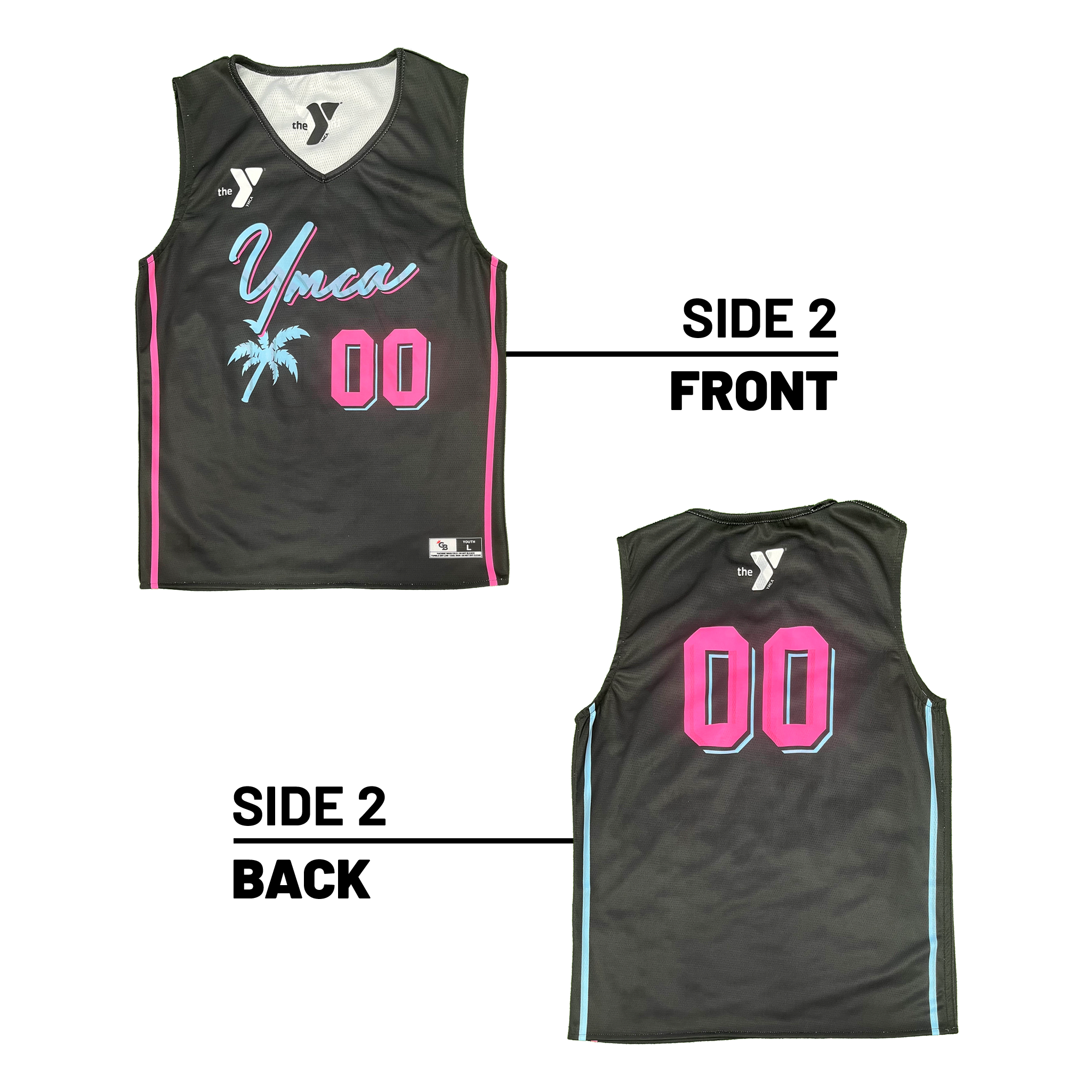 YMCA of South Palm Beach County :: Lightweight V-Neck Reversible Basketball Jersey