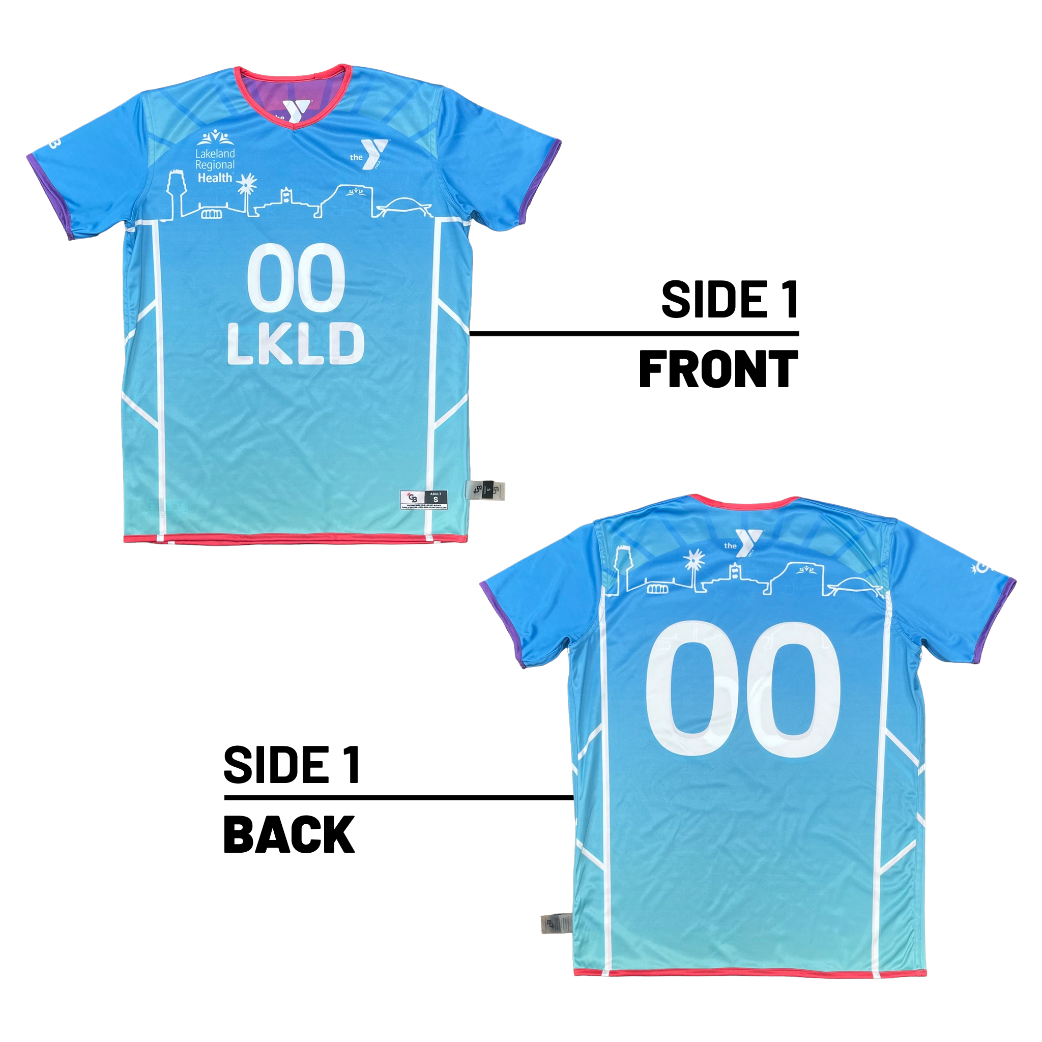 YMCA of West Central Florida :: Lightweight Reversible Multi-Sport Jersey