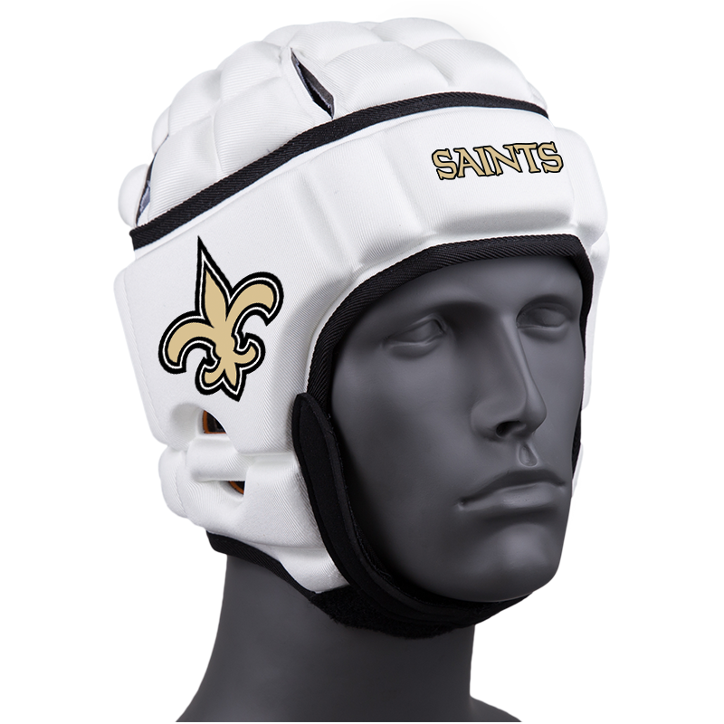 PROSPER SAINTS (WHITE) :: GAMEBREAKER OR GAMEBREAKER-PRO HEADGEAR WITH FREE CINCH PACK AND Gamebreaker Lip Protector Mouthpiece