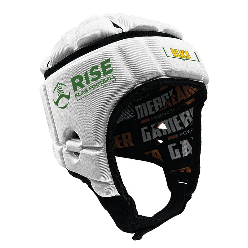 UA RISE FLAG FOOTBALL - ELKS :: GAMEBREAKER OR GAMEBREAKER-PRO HEADGEAR WITH FREE CINCH PACK AND Gamebreaker Lip Protector Mouthpiece