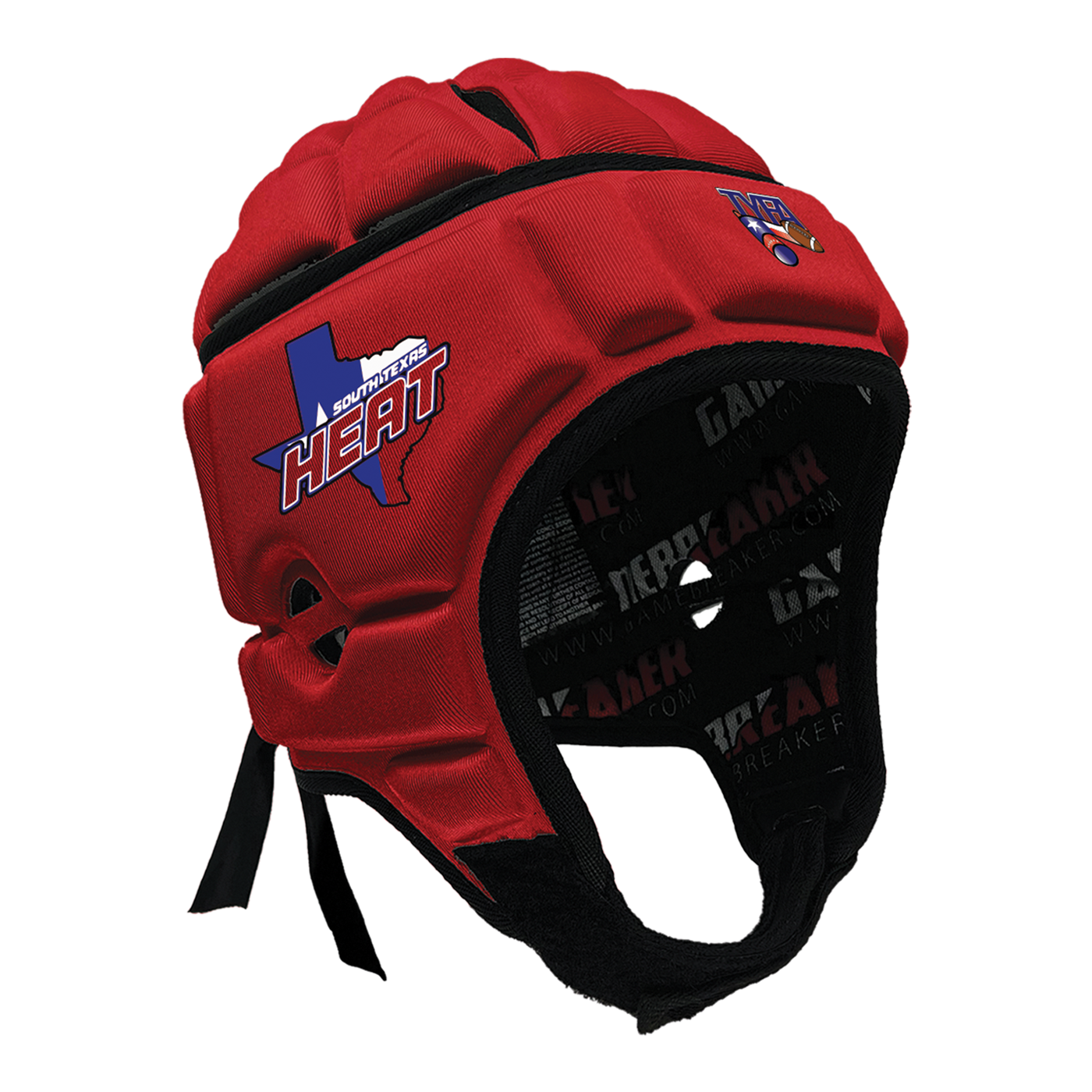 South Texas Heat - TYFA :: GameBreaker or GameBreaker-Pro Headgear with Free Cinch Pack and Lip Protector Mouthguard