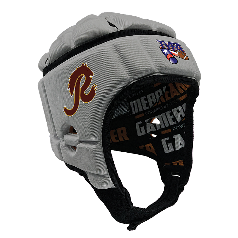 West End Red Wolves - TYFA :: GameBreaker or GameBreaker-Pro Headgear with Free Cinch Pack and Lip Protector Mouthguard