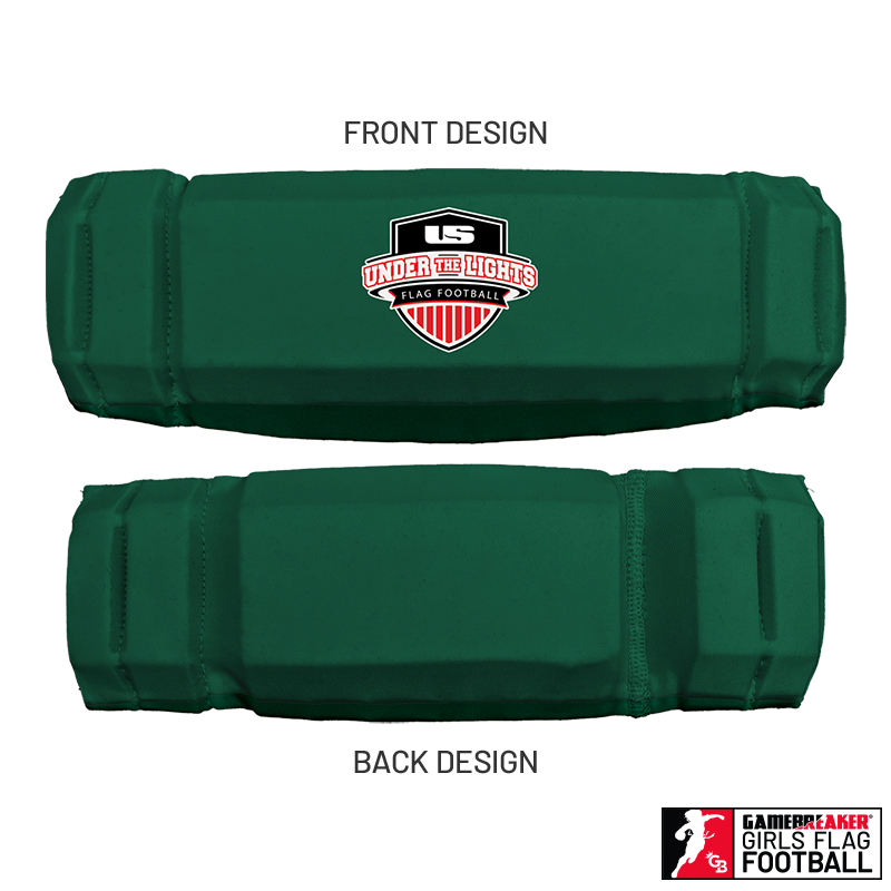 Unrivaled Under the Lights Girls Flag Football :: AURA Headband with Free Cinch Pack and Lip Protector Mouthpiece