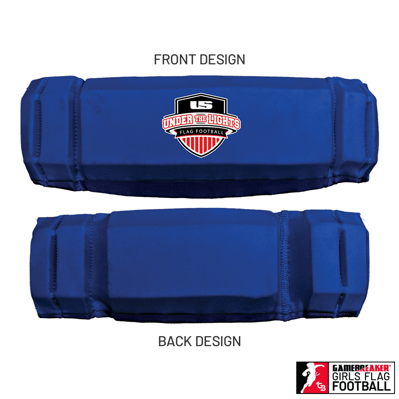 Unrivaled Under the Lights Girls Flag Football :: AURA Headband with Free Cinch Pack and Lip Protector Mouthpiece