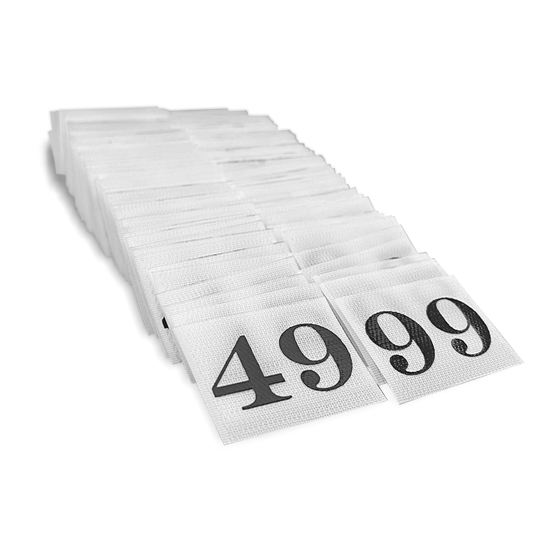 Number Patches 0-99 for Under Shield Practice Pads