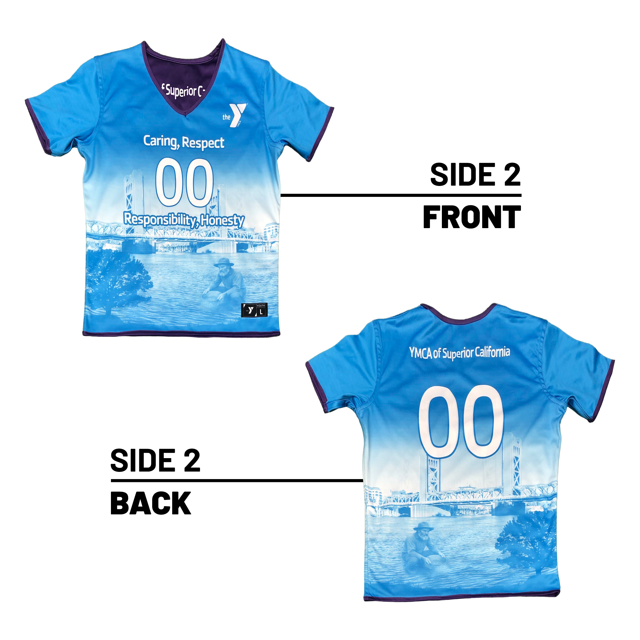 YMCA of Superior California :: Multi-Sport Reversible Jersey