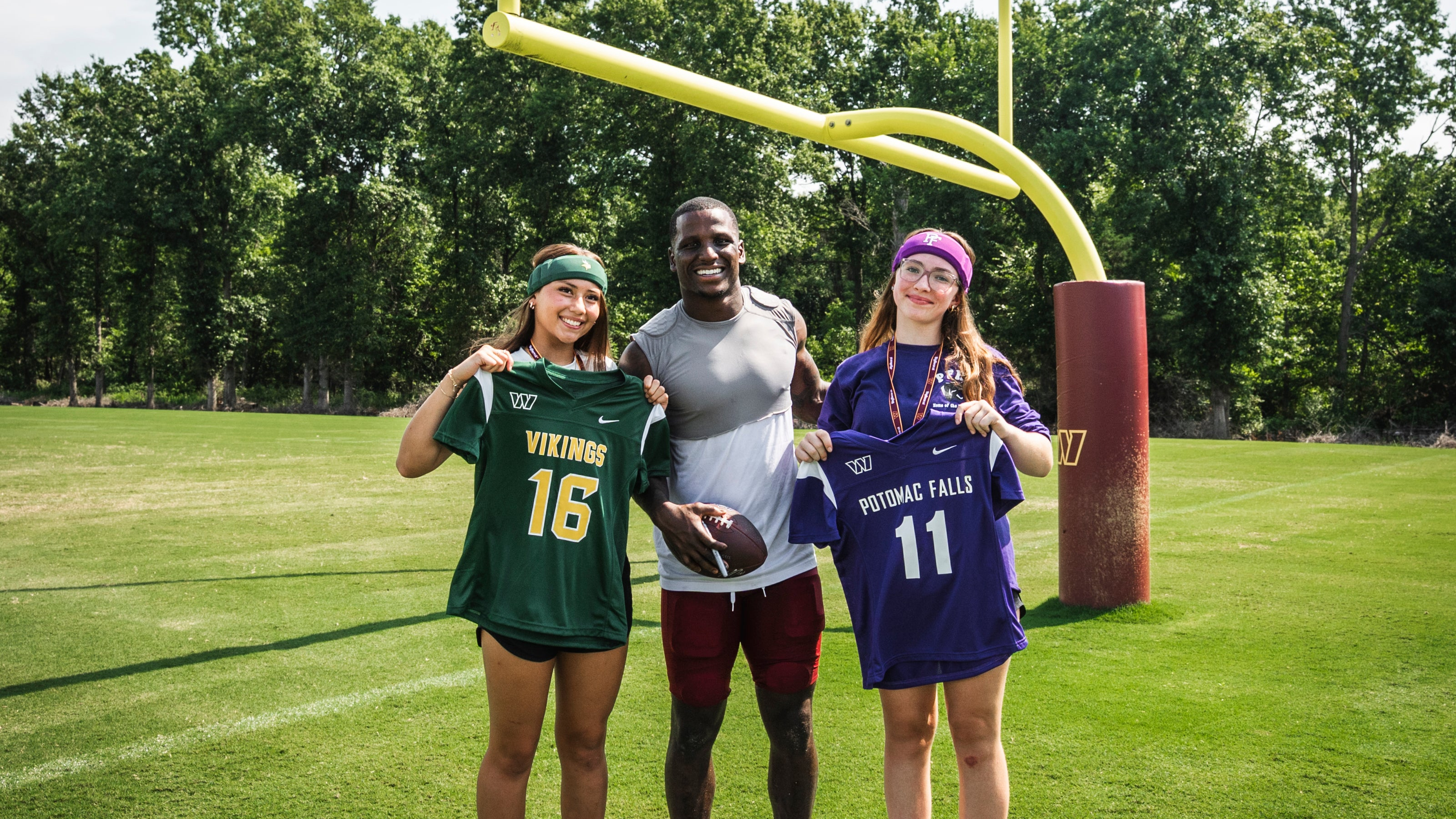 Washington Commanders Equip Every Girls Flag Football Player in Virginia with GameBreaker AURA