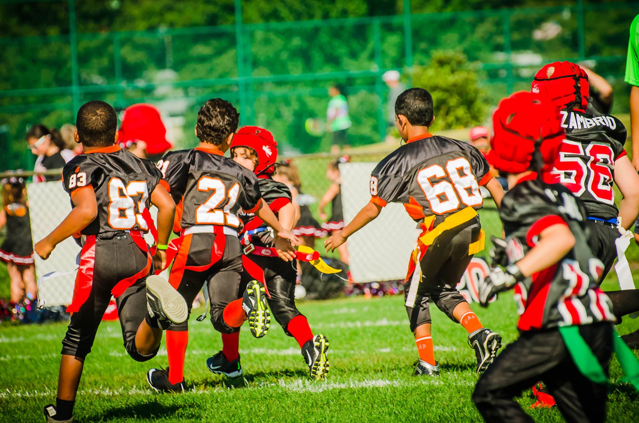 flag football helmet