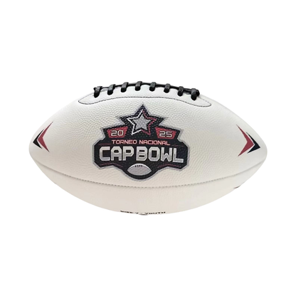 Custom printed GameBreaker football in white