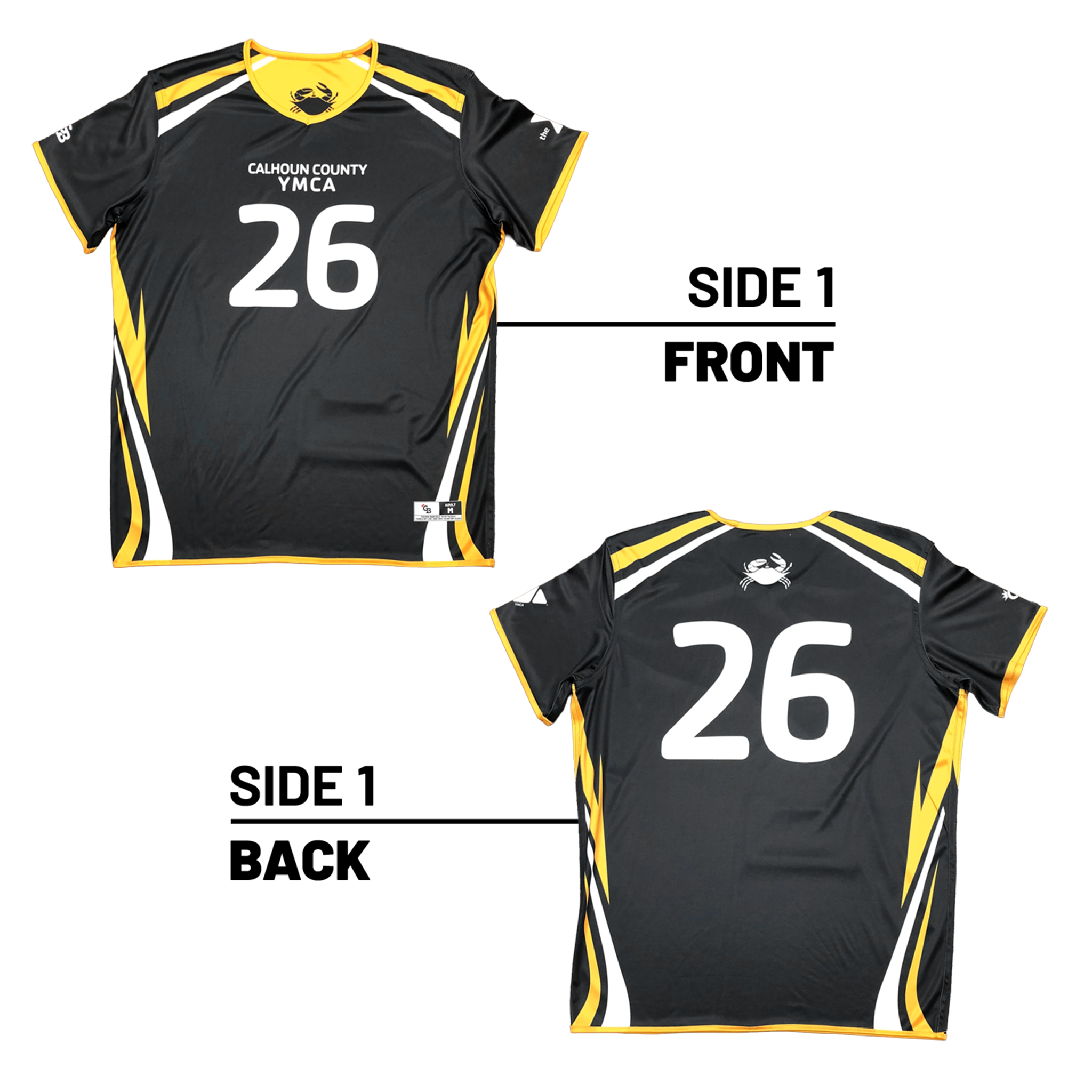 YMCA of the Golden Crescent :: Lightweight Reversible V-Neck Soccer Jersey
