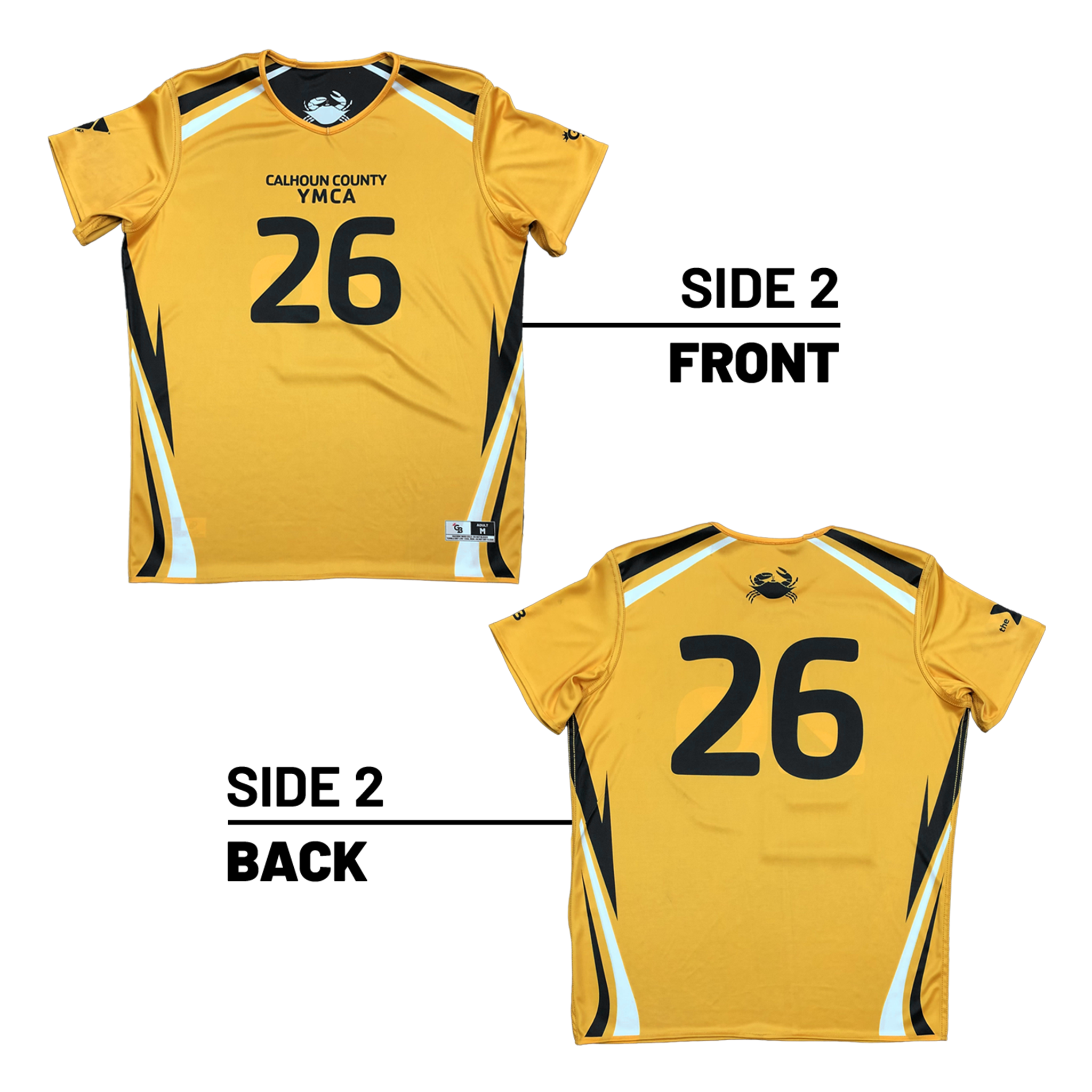 YMCA of the Golden Crescent :: Lightweight Reversible V-Neck Soccer Jersey
