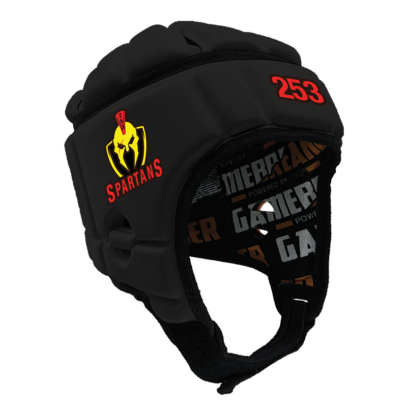 253 Spartans - WYFC :: GameBreaker or GameBreaker-Pro Headgear with Free Cinch Pack and Gamebreaker Lip Protector Mouthpiece