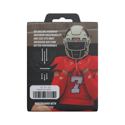 Phenom Elite Hexa-Flow 4.0 Football Mouthguard – Team Color Edition (Adult & Youth)