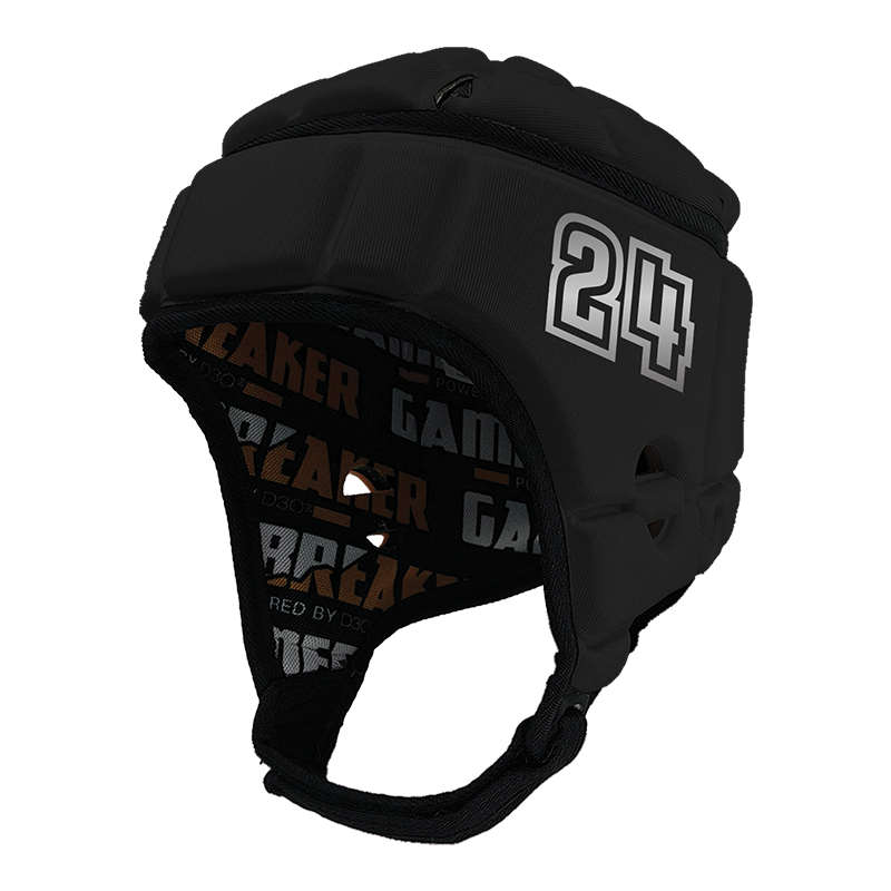 All Blacks Crusaders :: GameBreaker or GameBreaker-Pro Headgear with Free Cinch Pack and Lip Protector Mouth and Gamebreaker Lip Protector Mouthpiece