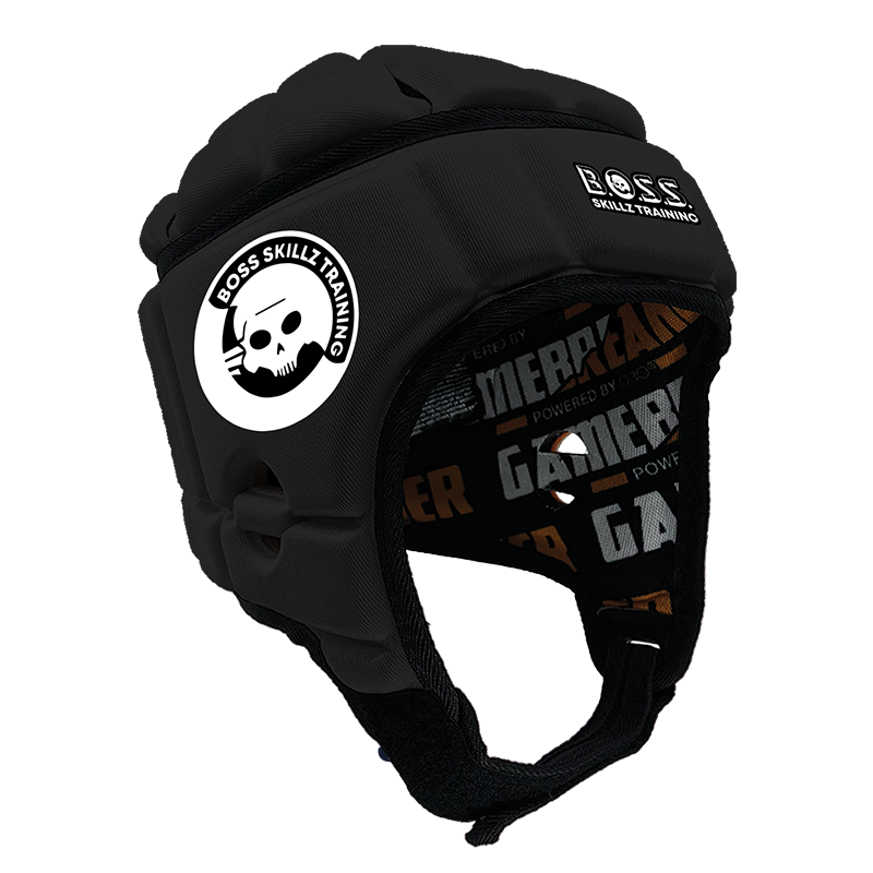 Boss Skillz Training :: GameBreaker or GameBreaker-Pro Headgear with free Cinch Pack and Gamebreaker Lip Protector Mouthpiece