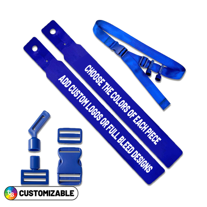 Poppaz Flag Football Belts - Custom Belt / 2 Flags / Poppaz