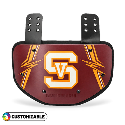GameBreaker Football Back Plate W/ Customizable Design