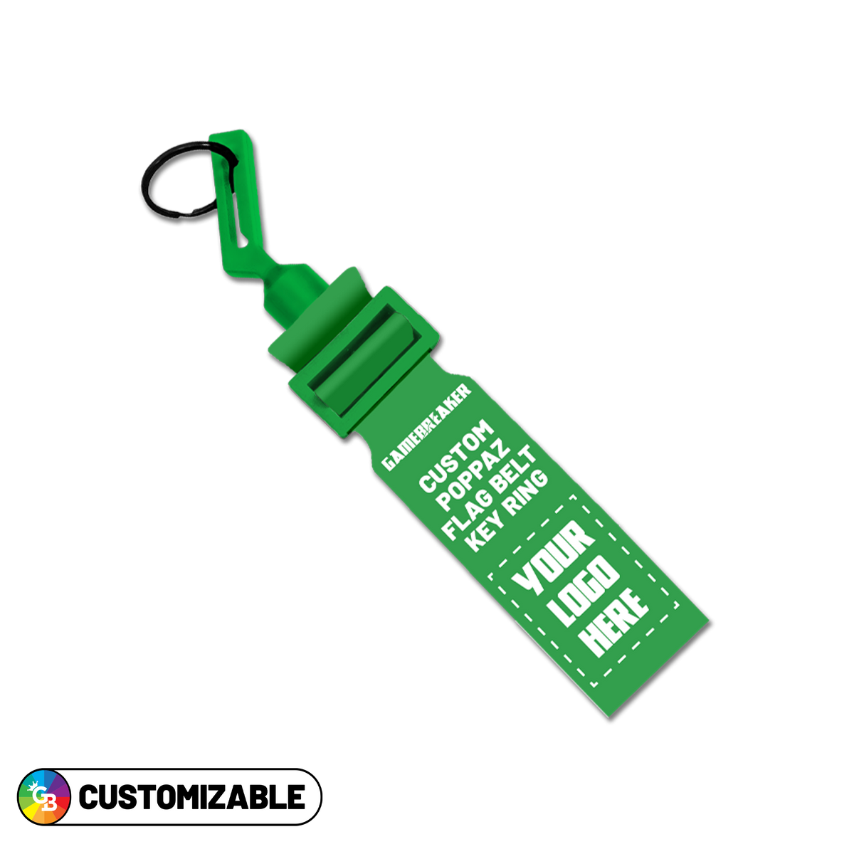Custom Poppaz Flag Belt Key Ring by GameBreaker