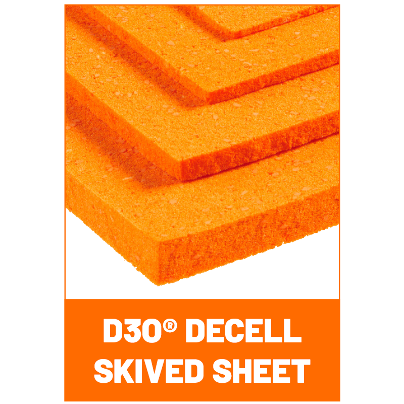 4mm Skived D3O® Decell Sheet