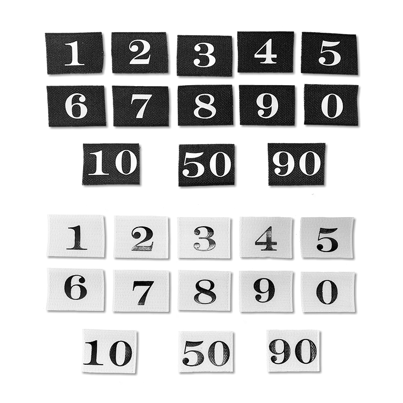 Number Patches 0-99 for Under Shield Practice Pads