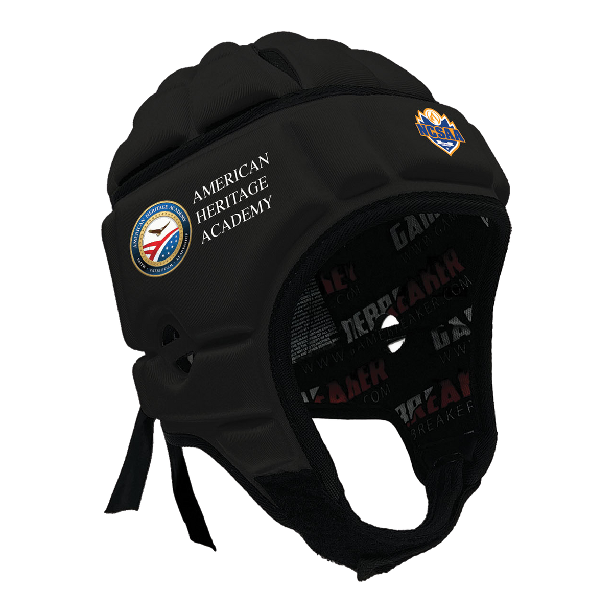 NCSAA - American Heritage Academy :: GameBreaker or GameBreaker-Pro Headgear with Free Cinch Pack and Gamebreaker Lip Protector Mouthpiece