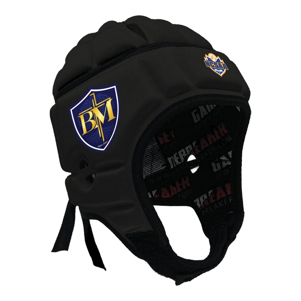 NCSAA - Brilliant Mont :: GameBreaker or GameBreaker-Pro Headgear with Free Cinch Pack and Gamebreaker Lip Protector Mouthpiece
