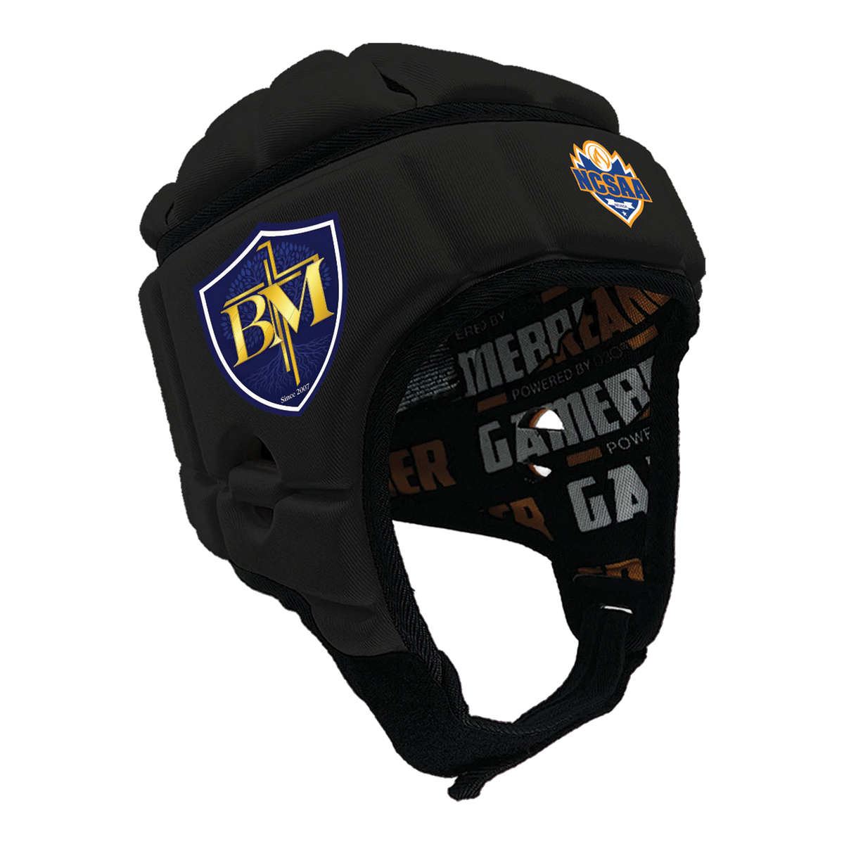 NCSAA - Brilliant Mont :: GameBreaker or GameBreaker-Pro Headgear with Free Cinch Pack and Gamebreaker Lip Protector Mouthpiece