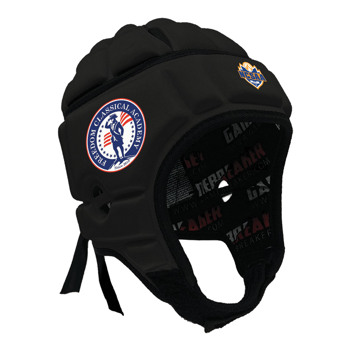 NCSAA - Freedom Classical Academy :: GameBreaker or GameBreaker-Pro Headgear with Free Cinch Pack and Gamebreaker Lip Protector Mouthpiece