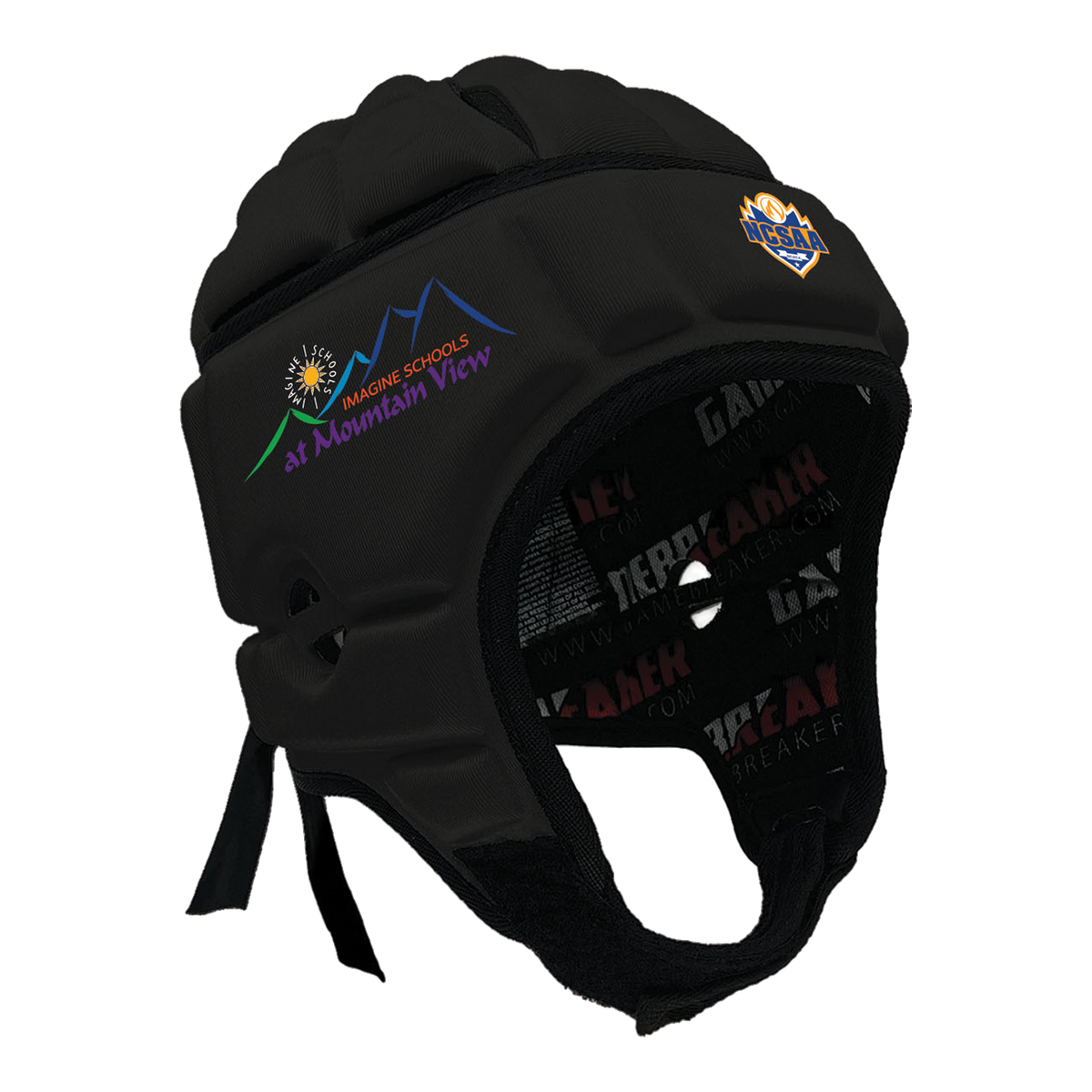 NCSAA - Imagine Mountain View :: GameBreaker or GameBreaker-Pro Headgear with Free Cinch Pack and Gamebreaker Lip Protector Mouthpiece