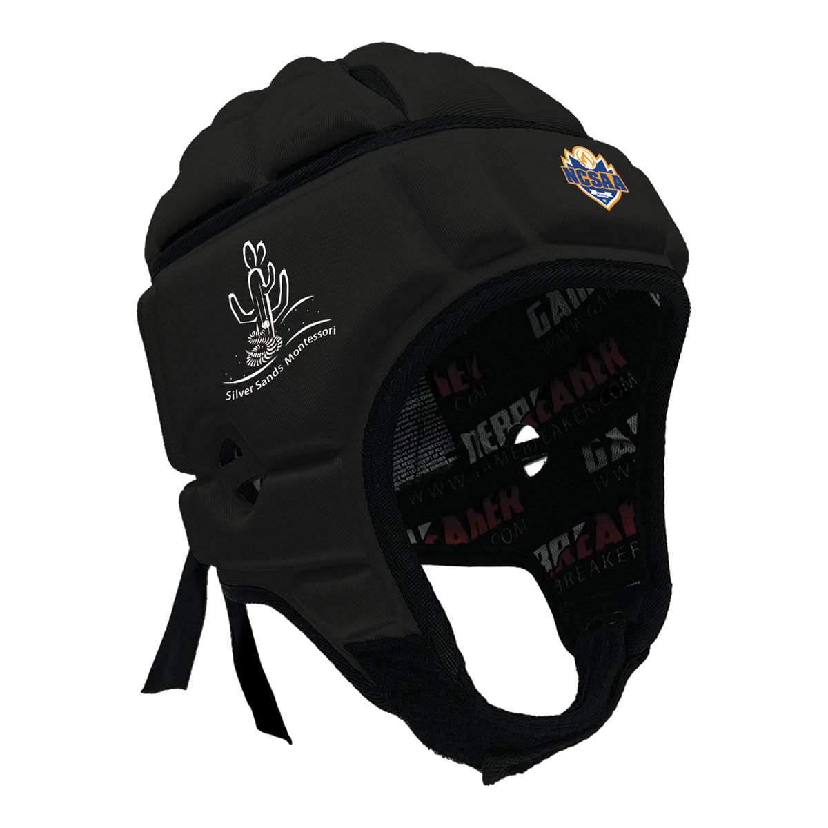 NCSAA - Silver Sands Montessori :: GameBreaker or GameBreaker-Pro Headgear with Free Cinch Pack and Gamebreaker Lip Protector Mouthpiece