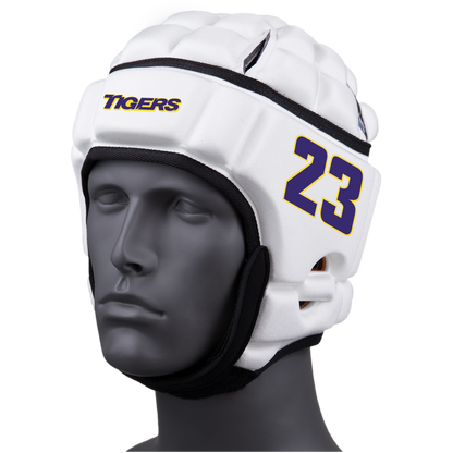 PROSPER WHITE TIGERS :: GAMEBREAKER OR GAMEBREAKER-PRO HEADGEAR WITH FREE CINCH PACK AND Gamebreaker Lip Protector Mouthpiece