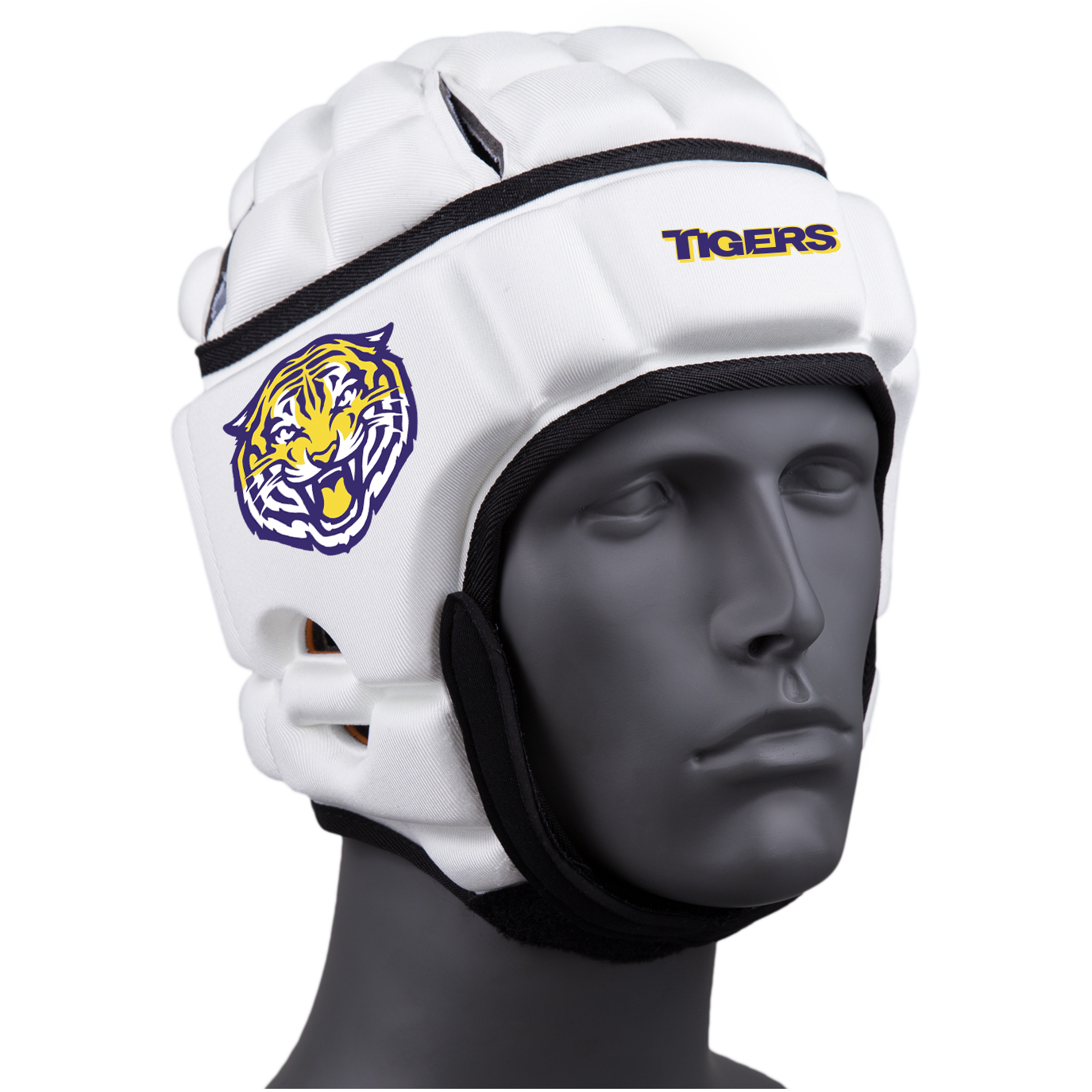 PROSPER WHITE TIGERS :: GAMEBREAKER OR GAMEBREAKER-PRO HEADGEAR WITH FREE CINCH PACK AND Gamebreaker Lip Protector Mouthpiece