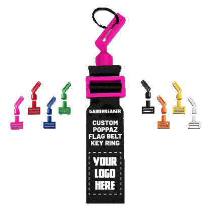 Custom Poppaz Flag Belt Key Ring by GameBreaker
