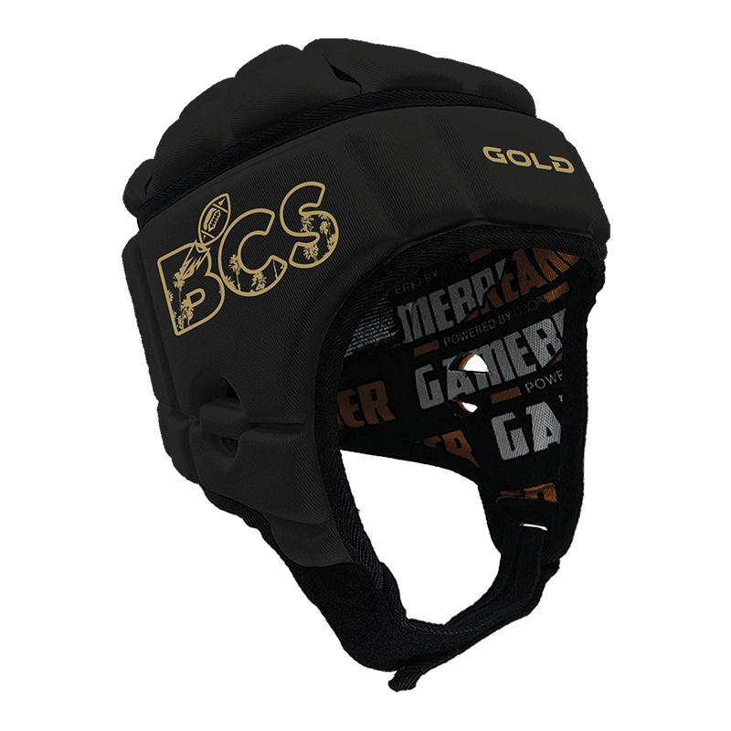 BCS Gold Flag Football :: GameBreaker or GameBreaker-Pro Headgear with Free Cinch Pack and Lip Protector Mouthguard