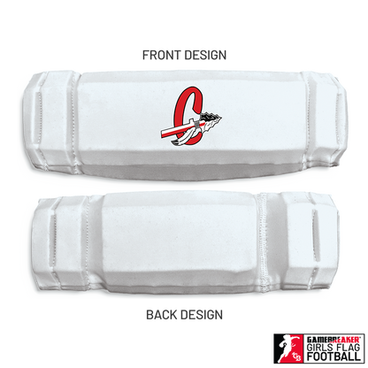 Cherokee Recreation & Parks Youth Girls Flag Football :: AURA Headband with Free Cinch Pack and GameBreaker Lip Protector Mouthpiece