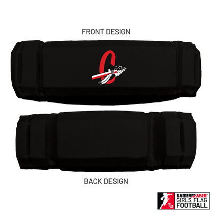 Cherokee Recreation & Parks Youth Girls Flag Football :: AURA Headband with Free Cinch Pack and GameBreaker Lip Protector Mouthpiece