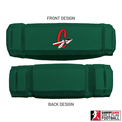 Cherokee Recreation & Parks Youth Girls Flag Football :: AURA Headband with Free Cinch Pack and GameBreaker Lip Protector Mouthpiece