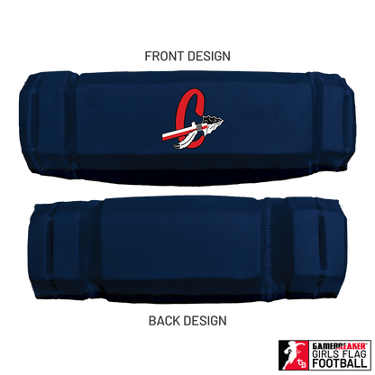 Cherokee Recreation & Parks Youth Girls Flag Football :: AURA Headband with Free Cinch Pack and GameBreaker Lip Protector Mouthpiece