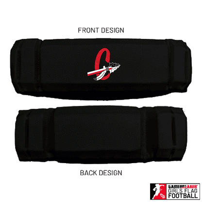 Cherokee Recreation & Parks Youth Girls Flag Football :: AURA Headband with Free Cinch Pack and GameBreaker Lip Protector Mouthpiece