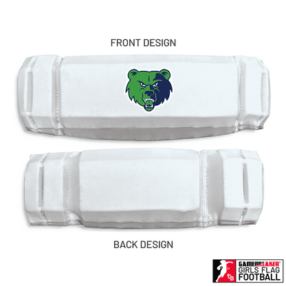 Cherokee Recreation & Parks Youth Girls Flag Football :: AURA Headband with Free Cinch Pack and GameBreaker Lip Protector Mouthpiece