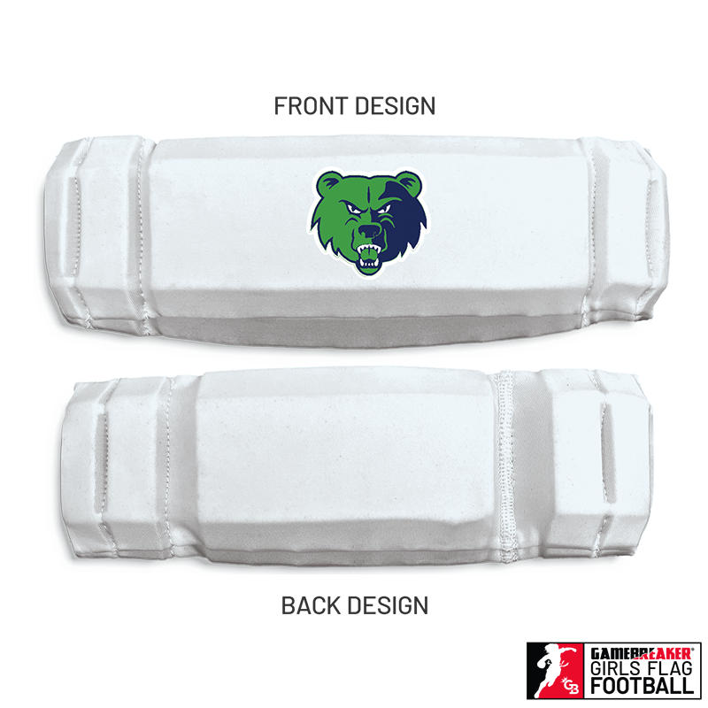 Cherokee Recreation & Parks Youth Girls Flag Football :: AURA Headband with Free Cinch Pack and GameBreaker Lip Protector Mouthpiece