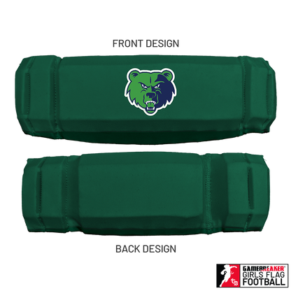 Cherokee Recreation & Parks Youth Girls Flag Football :: AURA Headband with Free Cinch Pack and GameBreaker Lip Protector Mouthpiece